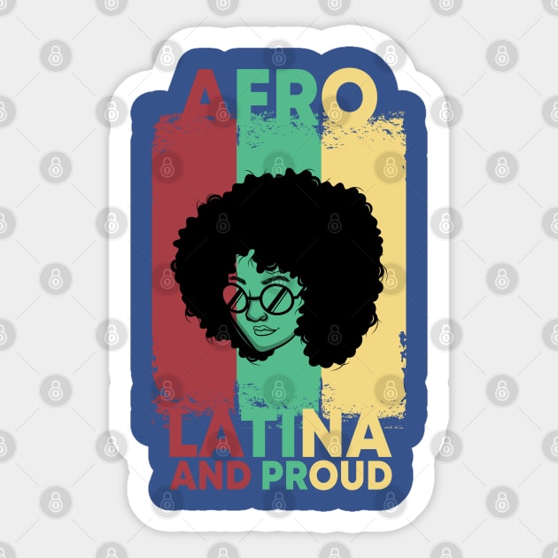 Pride Latina Afro Queen hispanic columbian gift present Sticker by MARESDesign